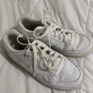 Nike White Low-Top Sneakers | Youth 4.5Y